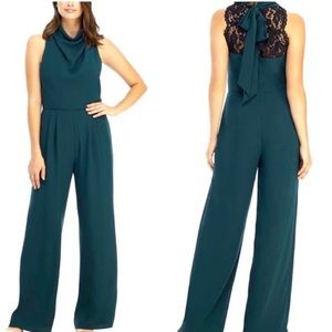 NWT Gal Meets Glam Green Melanie jumpsuit